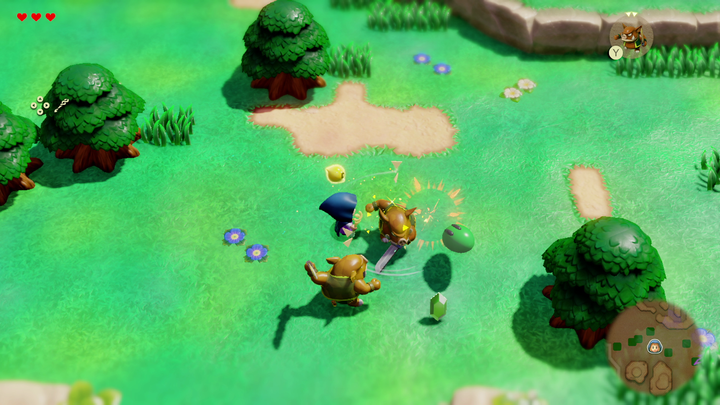 Zelda utilisant des échos de Moblin pour vaincre ses ennemis (Screenshot - Screenshots du 18 juin 2024- Echoes of Wisdom)