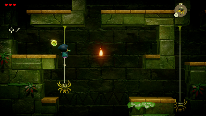 Zelda utilisant un écho de Skulltulah  (Screenshot - Screenshots du 18 juin 2024- Echoes of Wisdom)