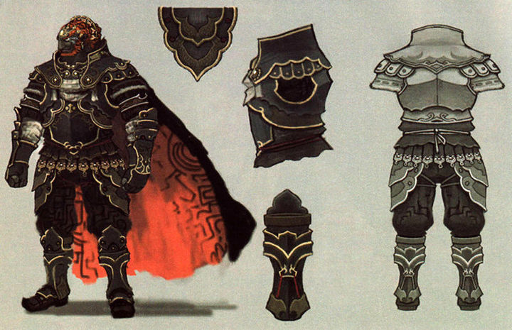 Ganondorf (Artwork - Concepts Arts d'ennemis - Twilight Princess)