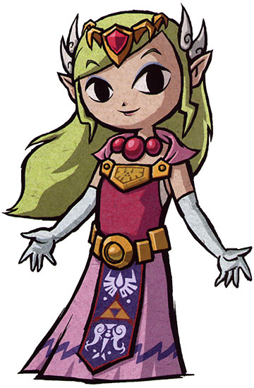 La Princesse Zelda (Artwork - Personnages - The Wind Waker)