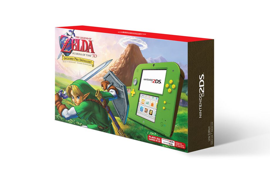 La 2DS Ocarina of Time sortie il y a quelques mois en Amérique du Nord