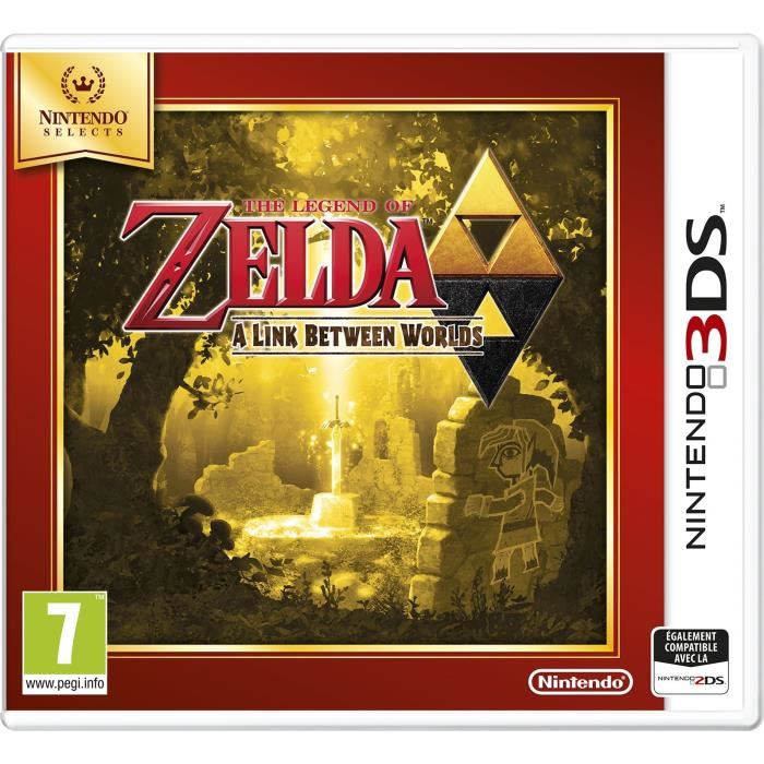 Boite du jeu A Link Between Worlds versio Nintendo Selects