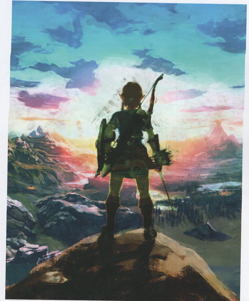 Page scannée de Breath of the Wild : Master Works