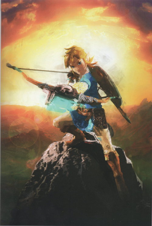 Page scannée de Breath of the Wild : Master Works