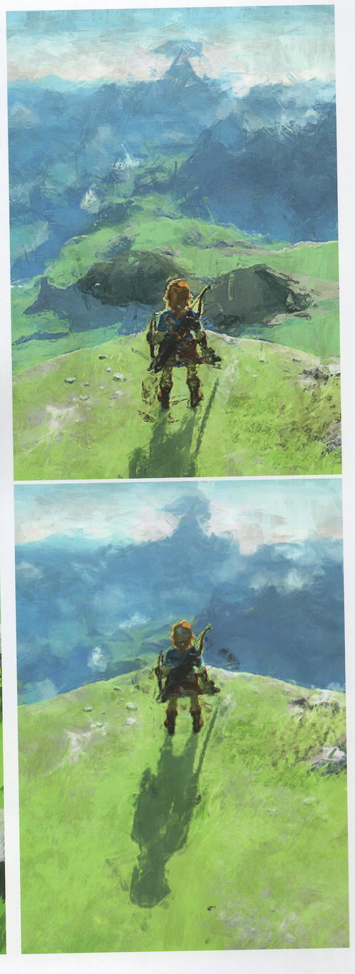 Page scannée de Breath of the Wild : Master Works