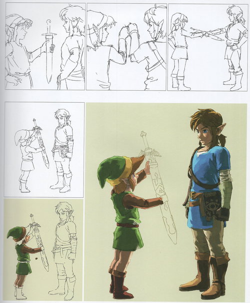 Page scannée de Breath of the Wild : Master Works