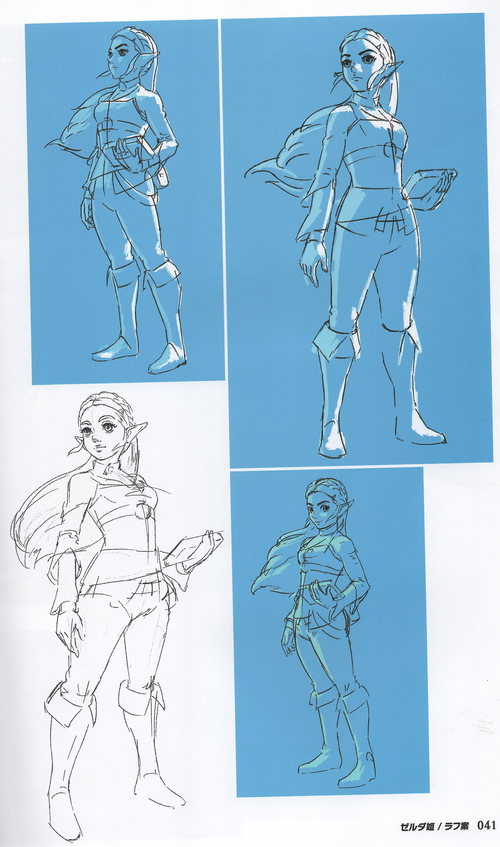 Page scannée de Breath of the Wild : Master Works