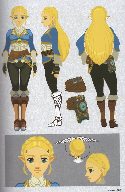 Page scannée de Breath of the Wild : Master Works