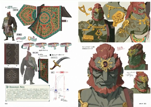 Tears of the Kingdom Master Works : Les travaux préparatoires pour Ganondorf