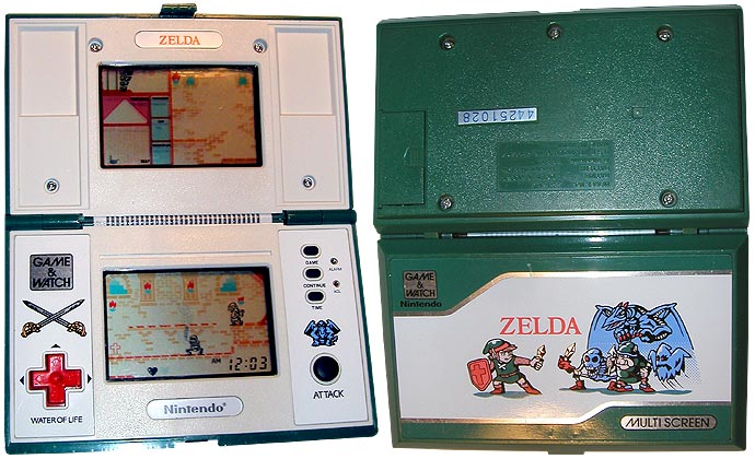 Game And Watch Zelda - 1989 - Nintendo - Jeu Electronique Vintage 80'S